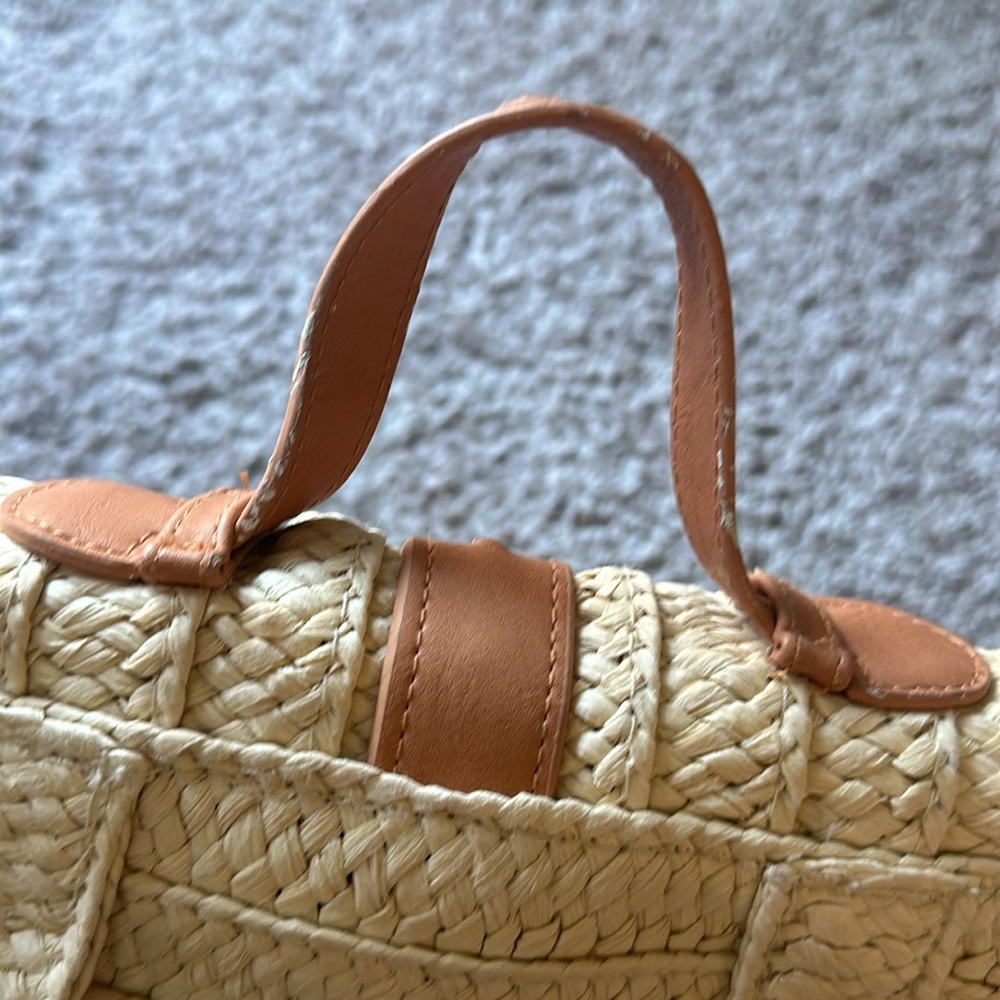 Universal Thread Straw Backpack - image 4